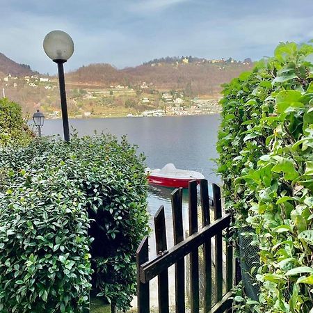 אורטה סאן ג'יוליו Villa Giardino Con Pontile Sul Lago D'Orta In Riva מראה חיצוני תמונה